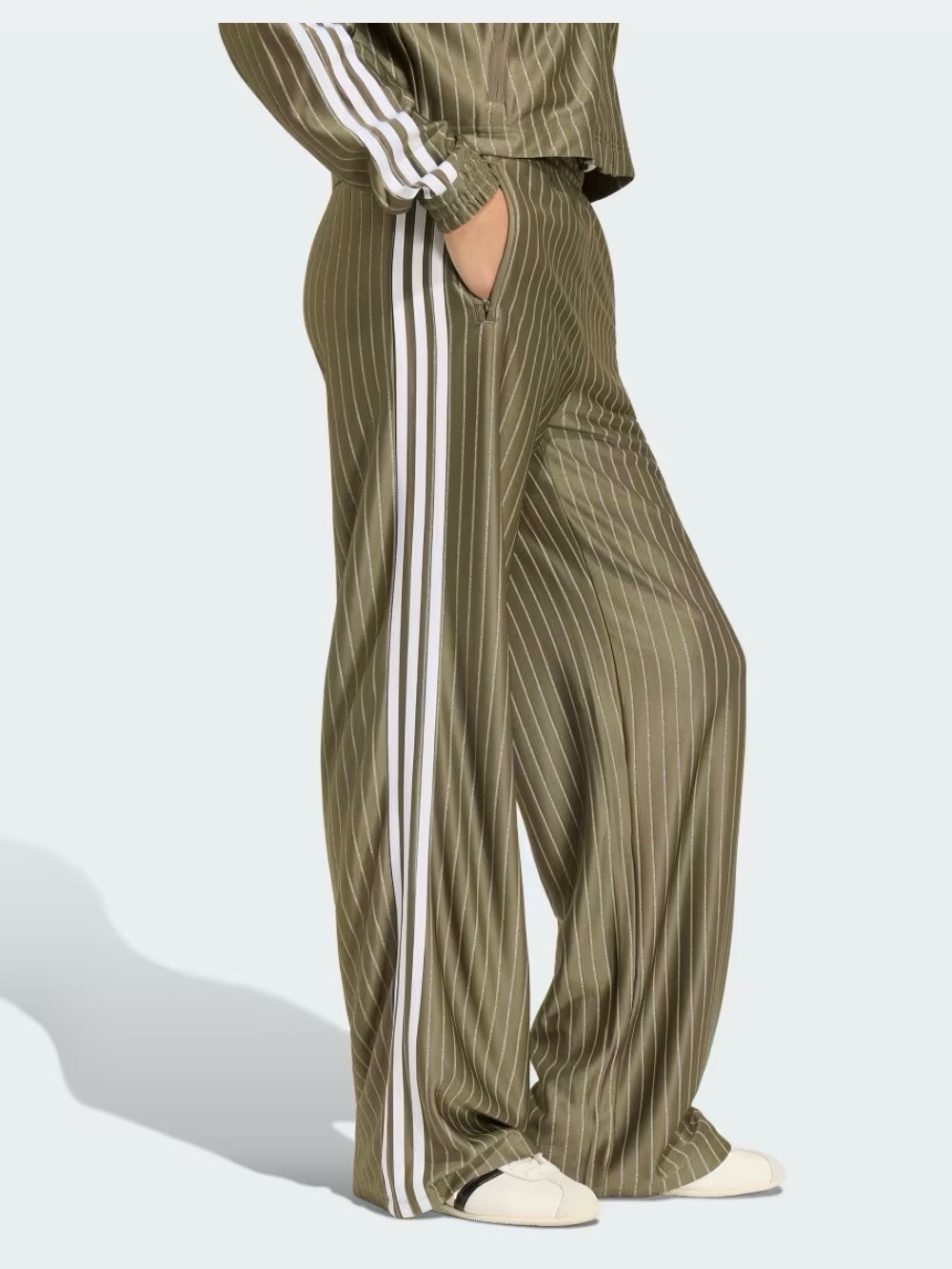 NWT adidas Originals Firebird Pinstripe Track Pants in Branch